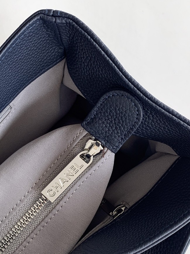 CHANEL Medium Tote Bag AS2156 dark blue