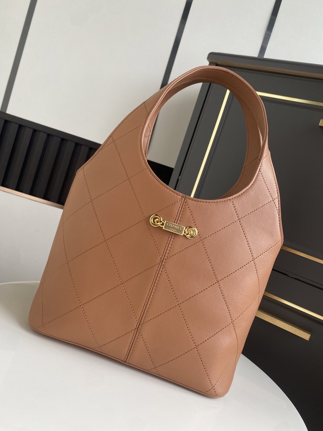 CHANEL Shopping Bag AS6108 brown