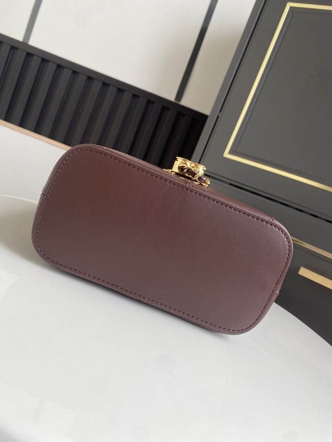 CHANEL Small Tote AS6132 Dark Burgundy
