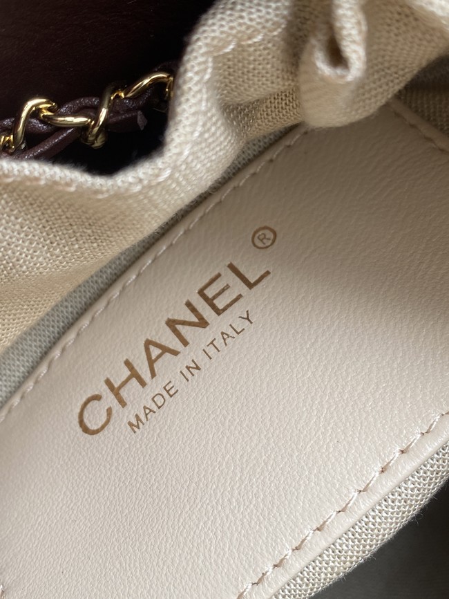 CHANEL Small Tote AS6132 Dark Burgundy