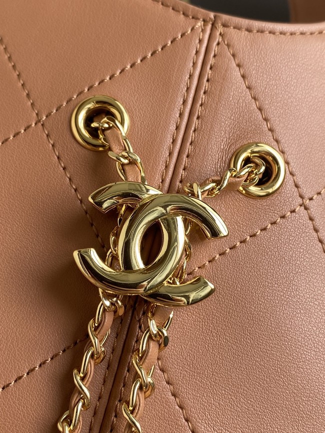CHANEL Small Tote AS6132 brown