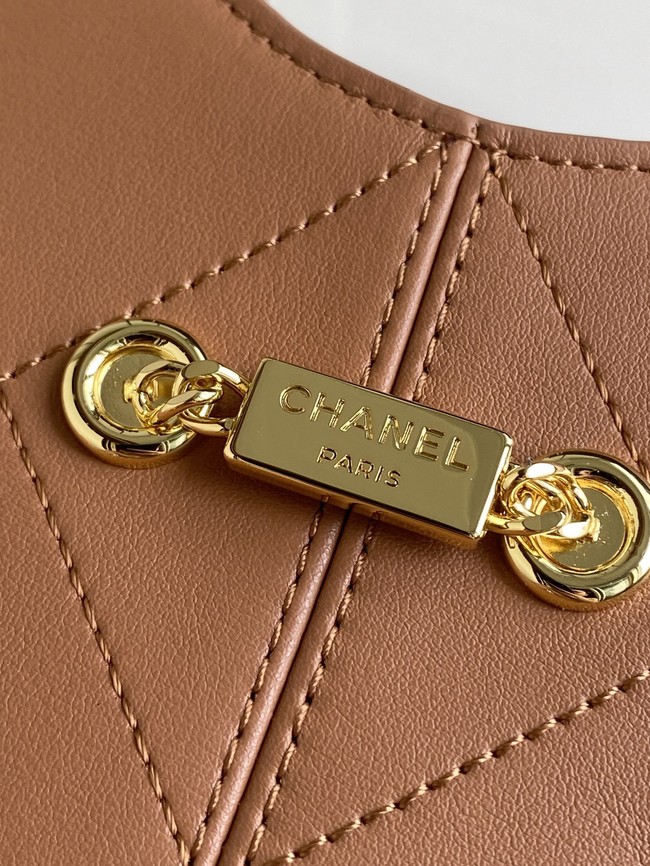 CHANEL Small Tote AS6132 brown