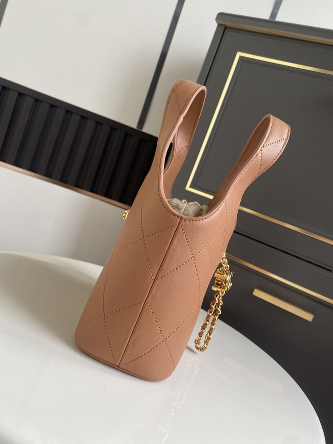 CHANEL Small Tote AS6132 brown