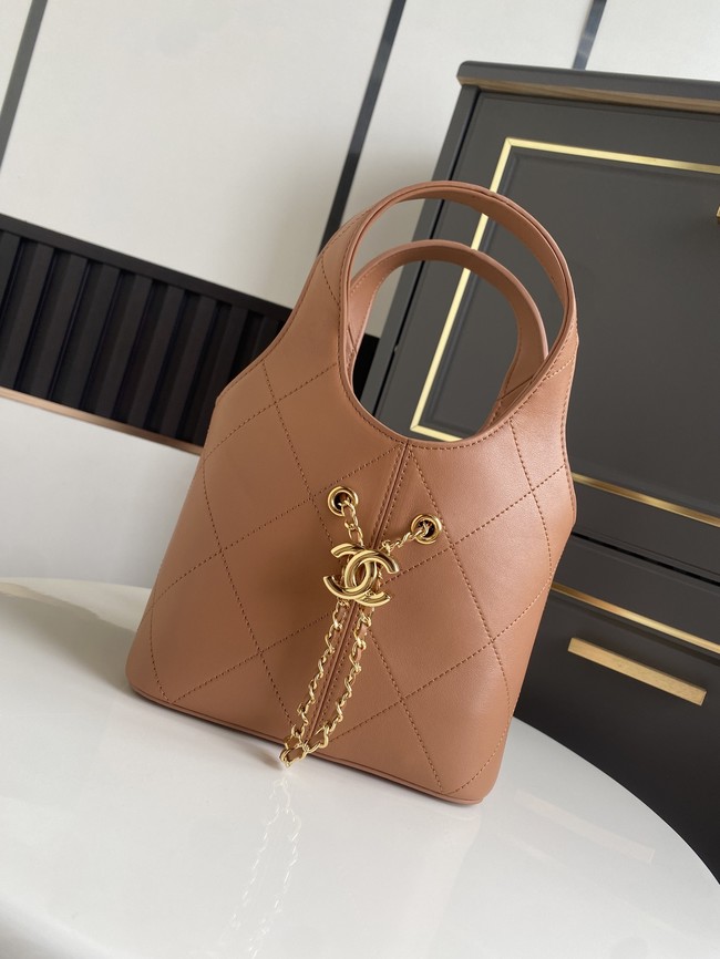 CHANEL Small Tote AS6132 brown