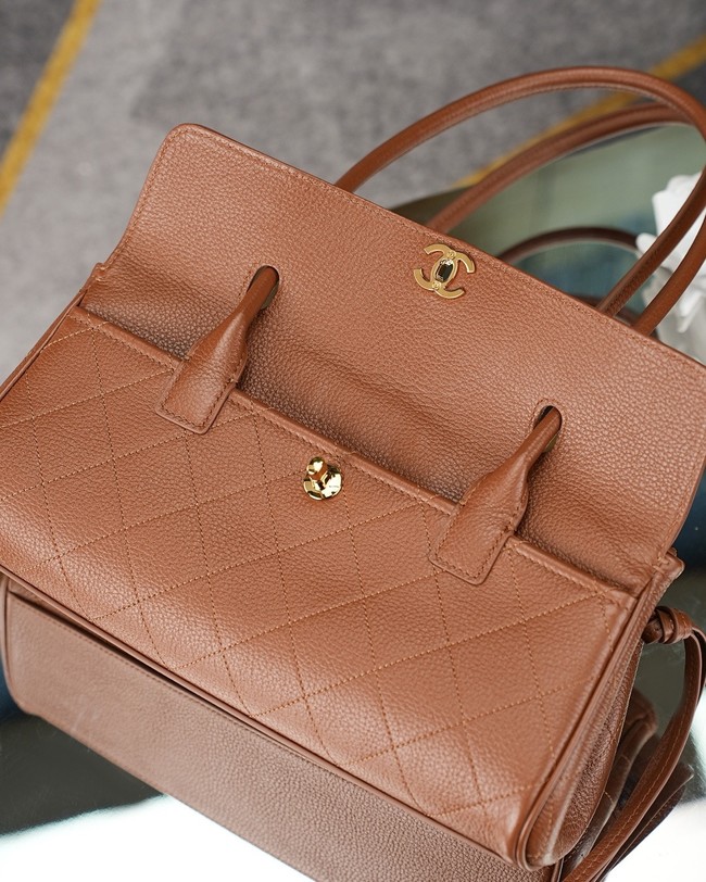 CHANEL Small Tote AS6288 Camel