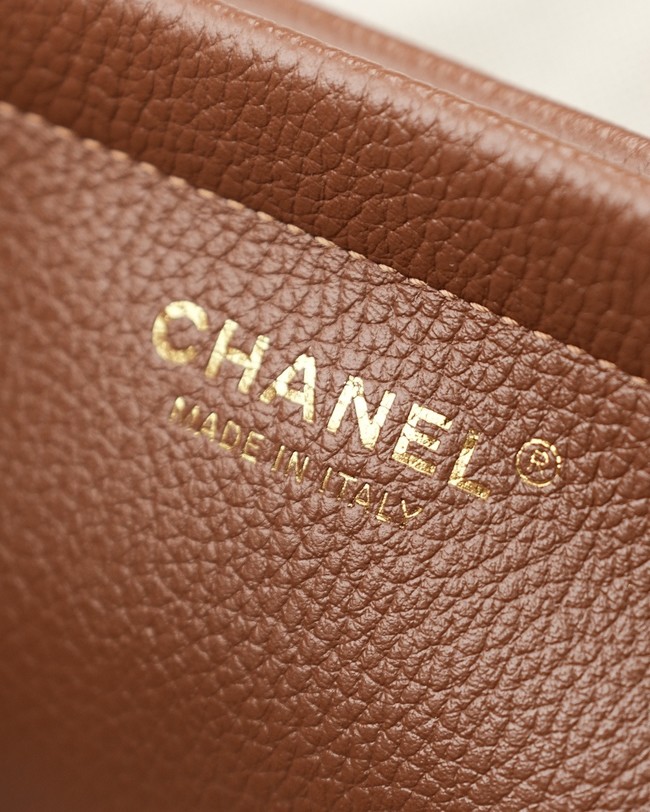 CHANEL Small Tote AS6288 Camel