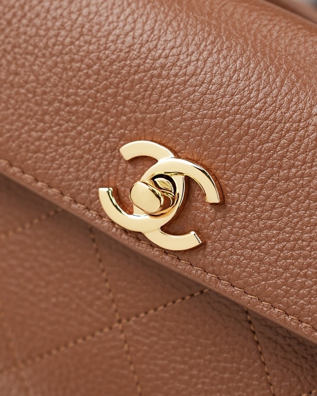CHANEL Small Tote AS6288 Camel