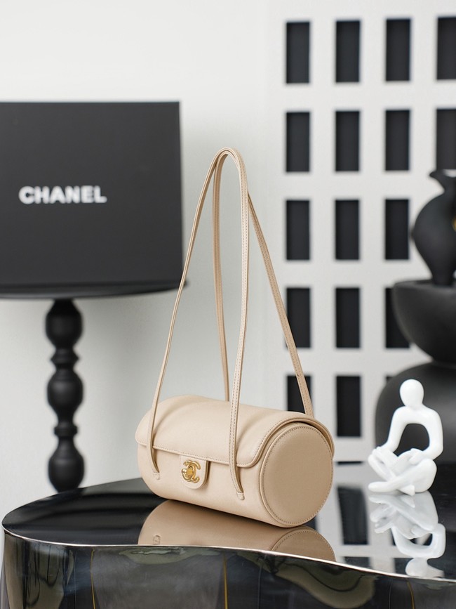 CHANEL mall Bowling Bag AS6143 Apricot