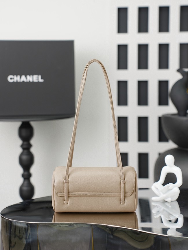 CHANEL mall Bowling Bag AS6143 Apricot