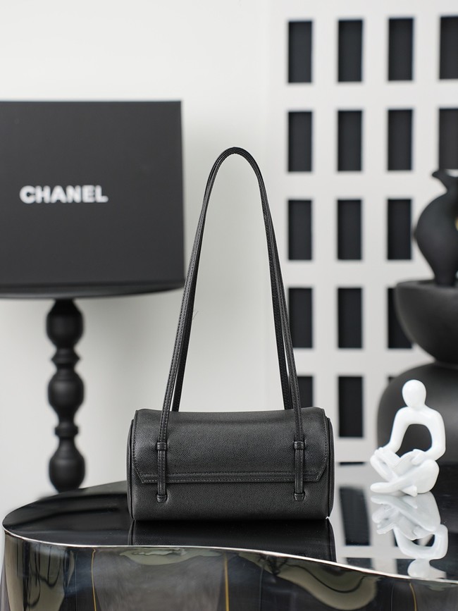 CHANEL mall Bowling Bag AS6143 black