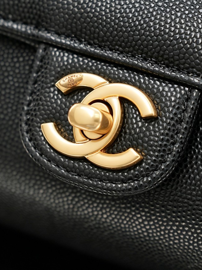 CHANEL mall Bowling Bag AS6143 black