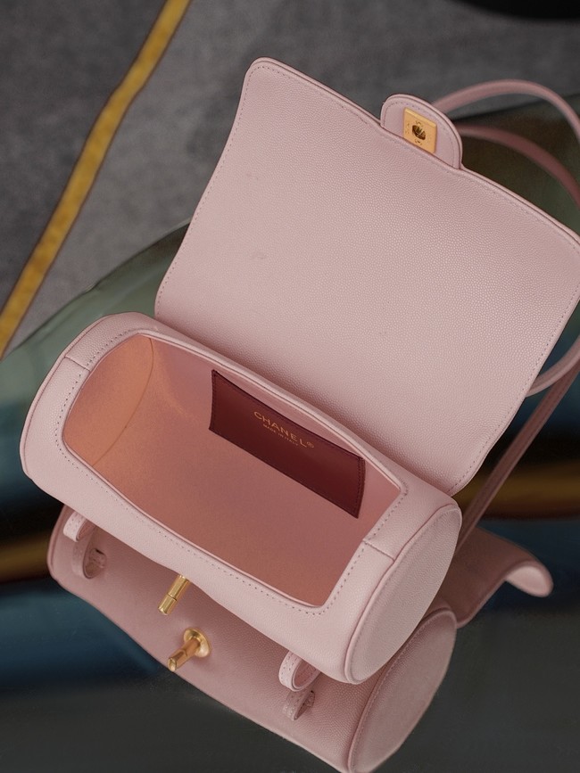 CHANEL mall Bowling Bag AS6143 pink