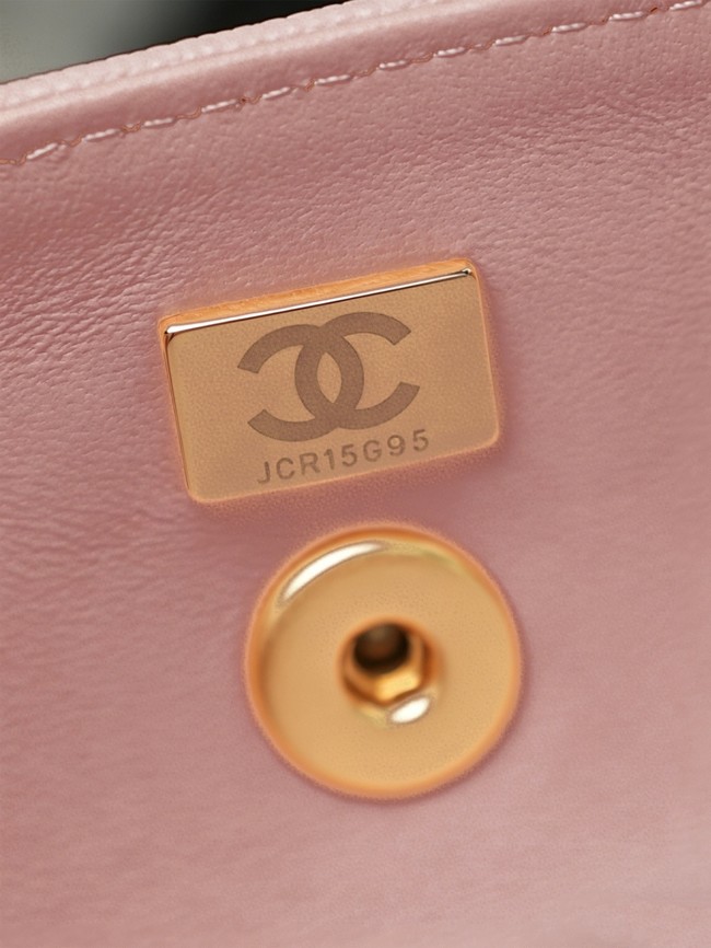 CHANEL mall Bowling Bag AS6143 pink