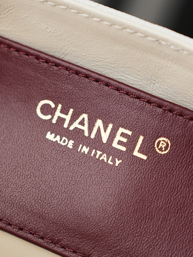 CHANEL mall Bowling Bag AS6143 white