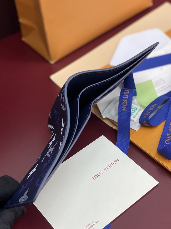 Louis Vuitton Multiple Wallet M29137 Navy Blue