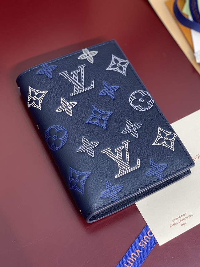 Louis Vuitton Passport Cover M29132 Navy Blue