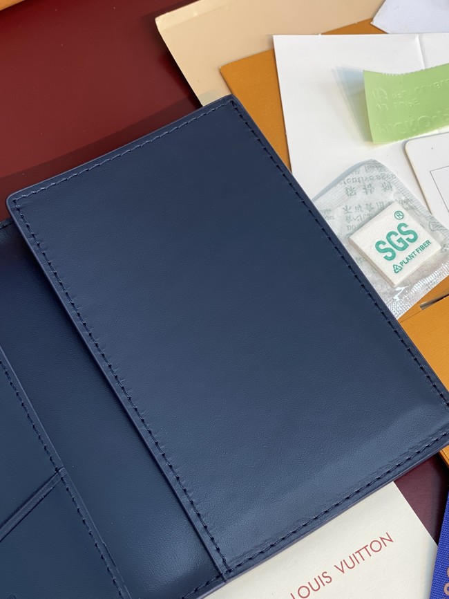 Louis Vuitton Passport Cover M29132 Navy Blue