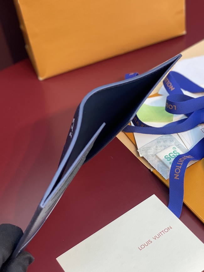 Louis Vuitton Passport Cover M29132 Navy Blue
