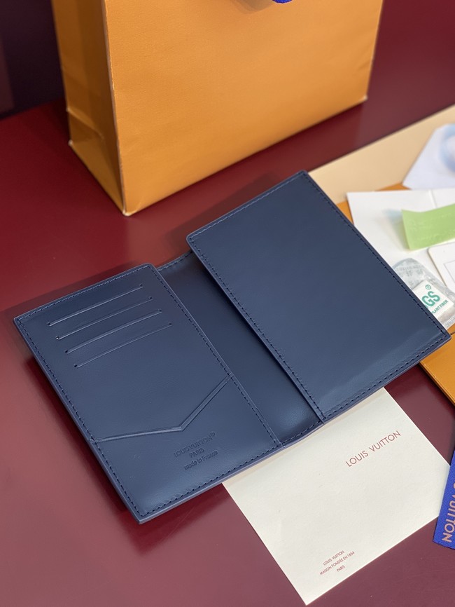 Louis Vuitton Passport Cover M29132 Navy Blue