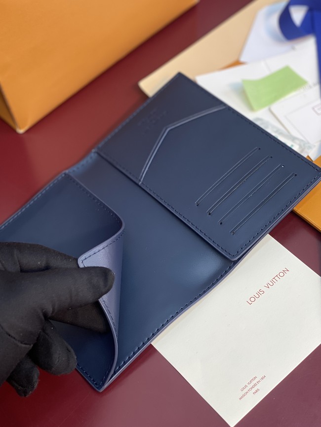 Louis Vuitton Passport Cover M29132 Navy Blue