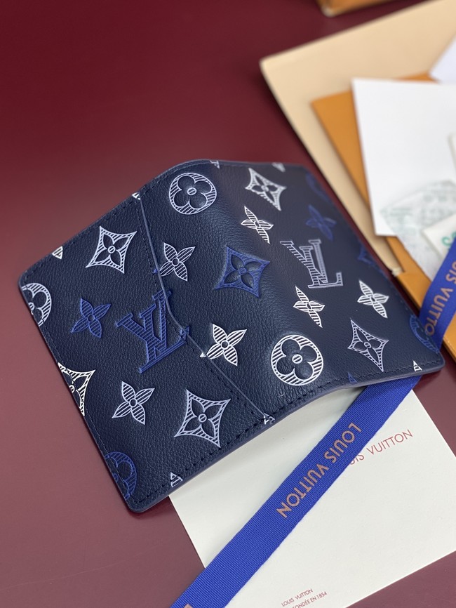 Louis Vuitton Pocket Organizer M29135 dark blue
