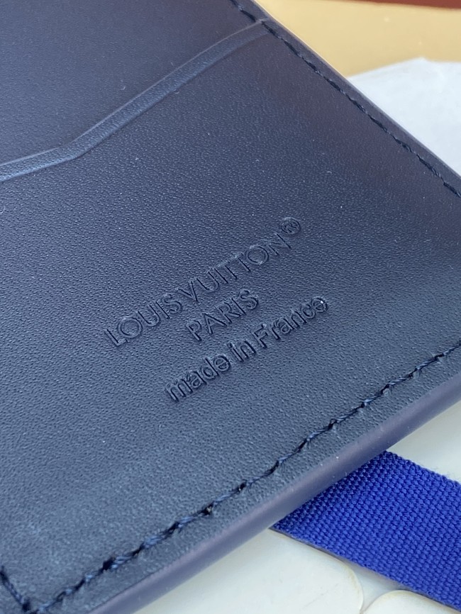 Louis Vuitton Pocket Organizer M29135 dark blue