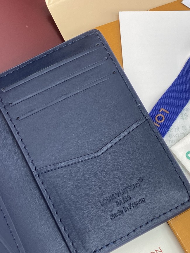 Louis Vuitton Pocket Organizer M29135 dark blue