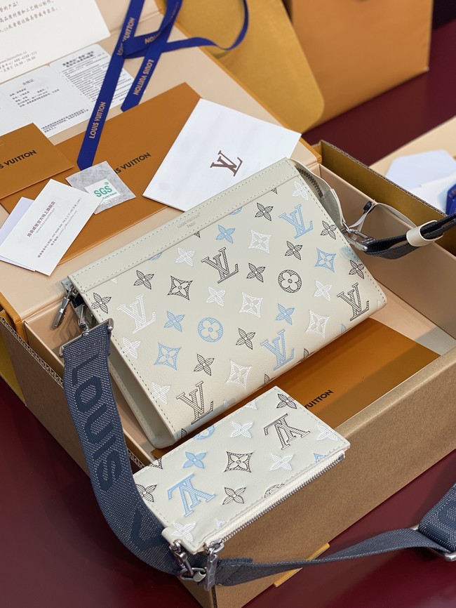 Louis Vuitton Trio Messenger M28818 Ecru White
