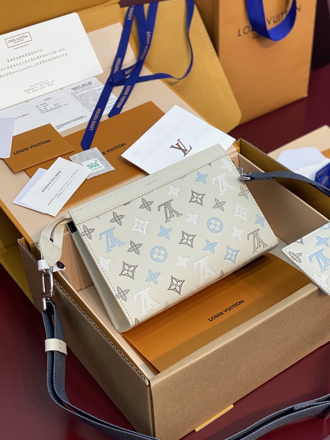 Louis Vuitton Trio Messenger M28818 Ecru White