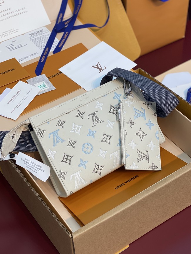 Louis Vuitton Trio Messenger M28818 Ecru White