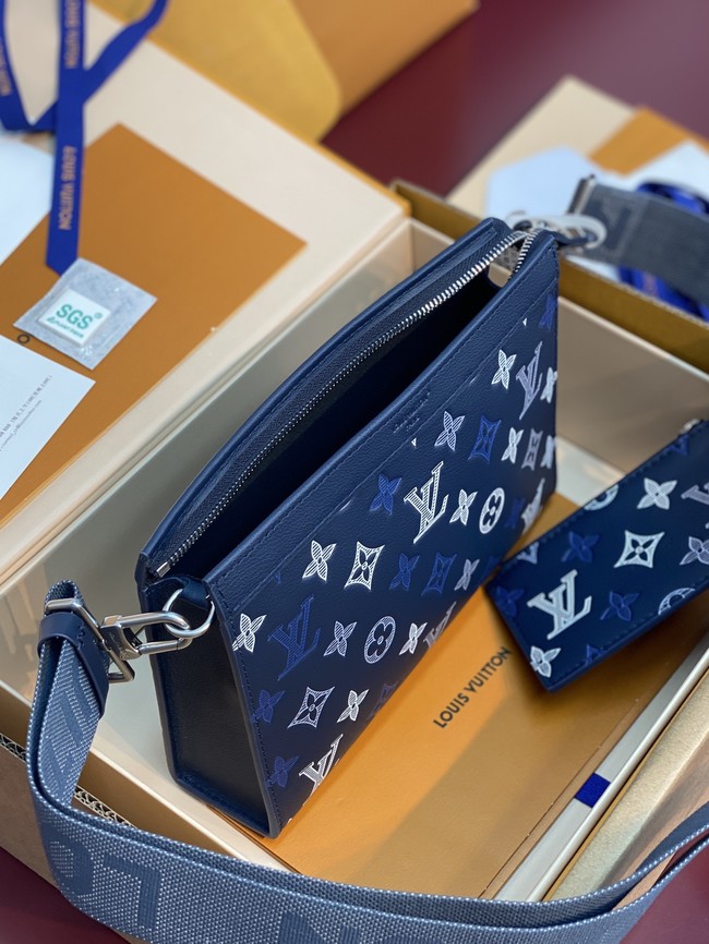 Louis Vuitton Trio Messenger M28818 dark blue