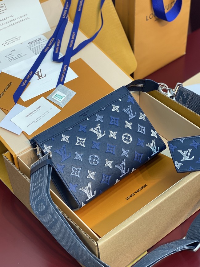 Louis Vuitton Trio Messenger M28818 dark blue