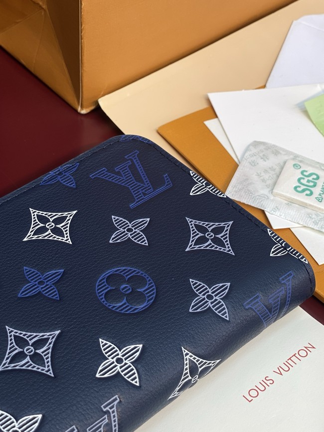 Louis Vuitton Zippy Wallet M29777 dark blue