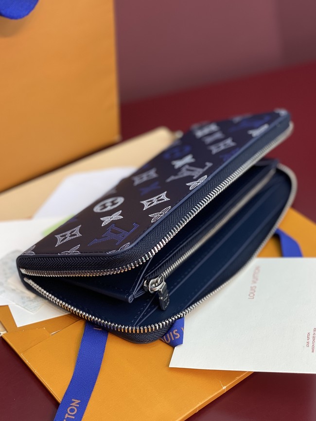 Louis Vuitton Zippy Wallet M29777 dark blue
