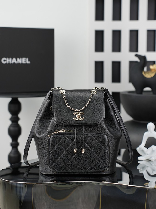 Chanel Calfskin BACKPACK AS3531 black