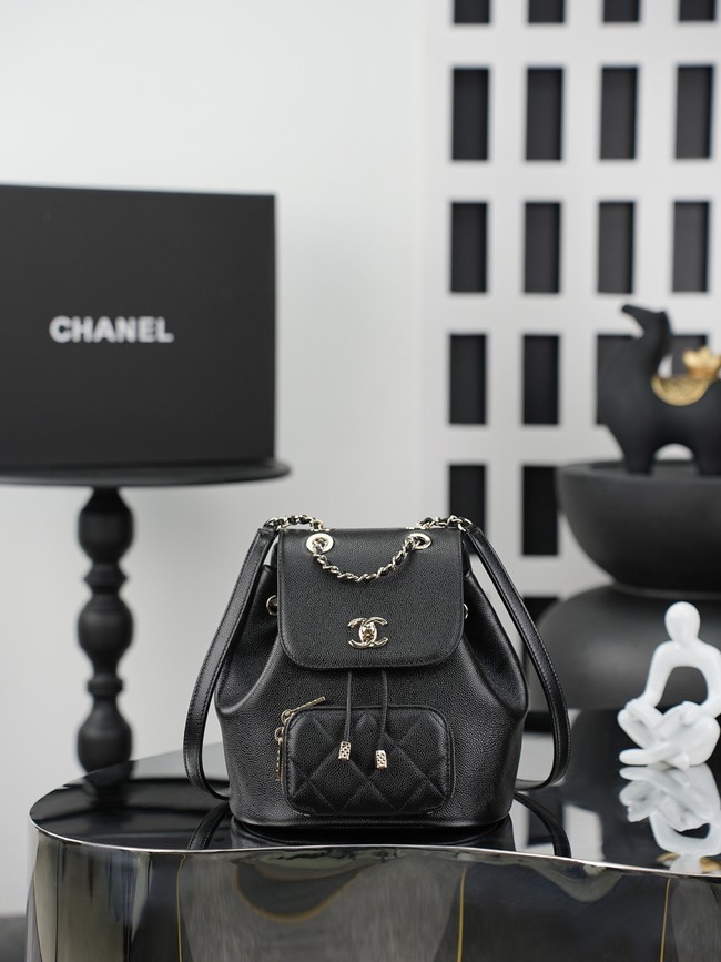 Chanel SMALL BACKPACK AS3530 black