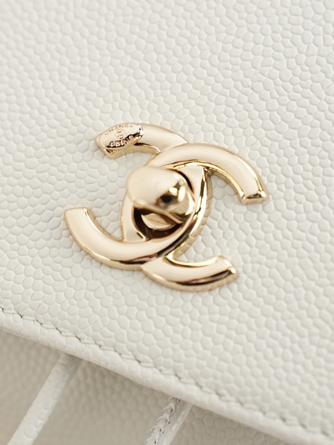 Chanel SMALL BACKPACK AS3530 white