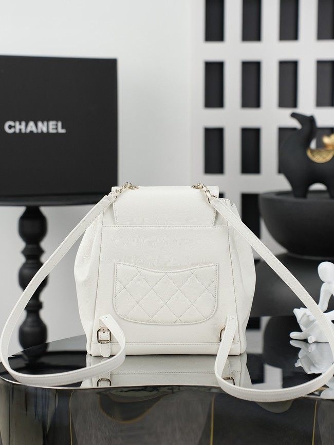 Chanel Calfskin BACKPACK AS3531 white