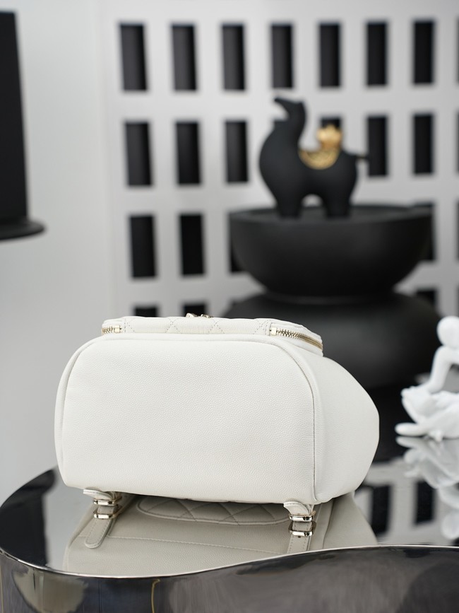 Chanel Calfskin BACKPACK AS3531 white