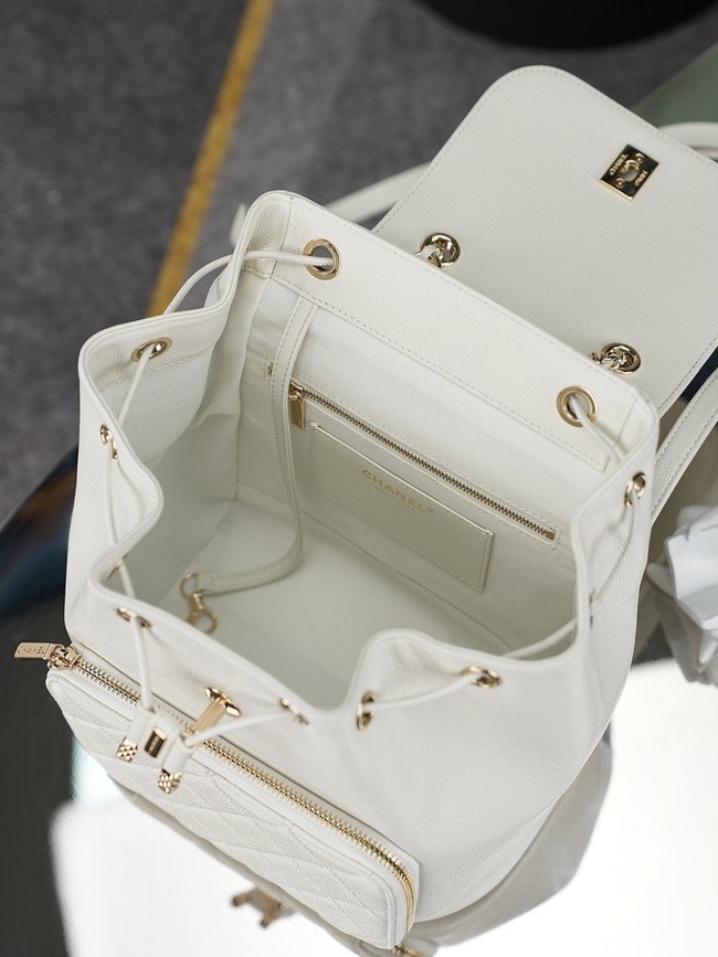 Chanel Calfskin BACKPACK AS3531 white