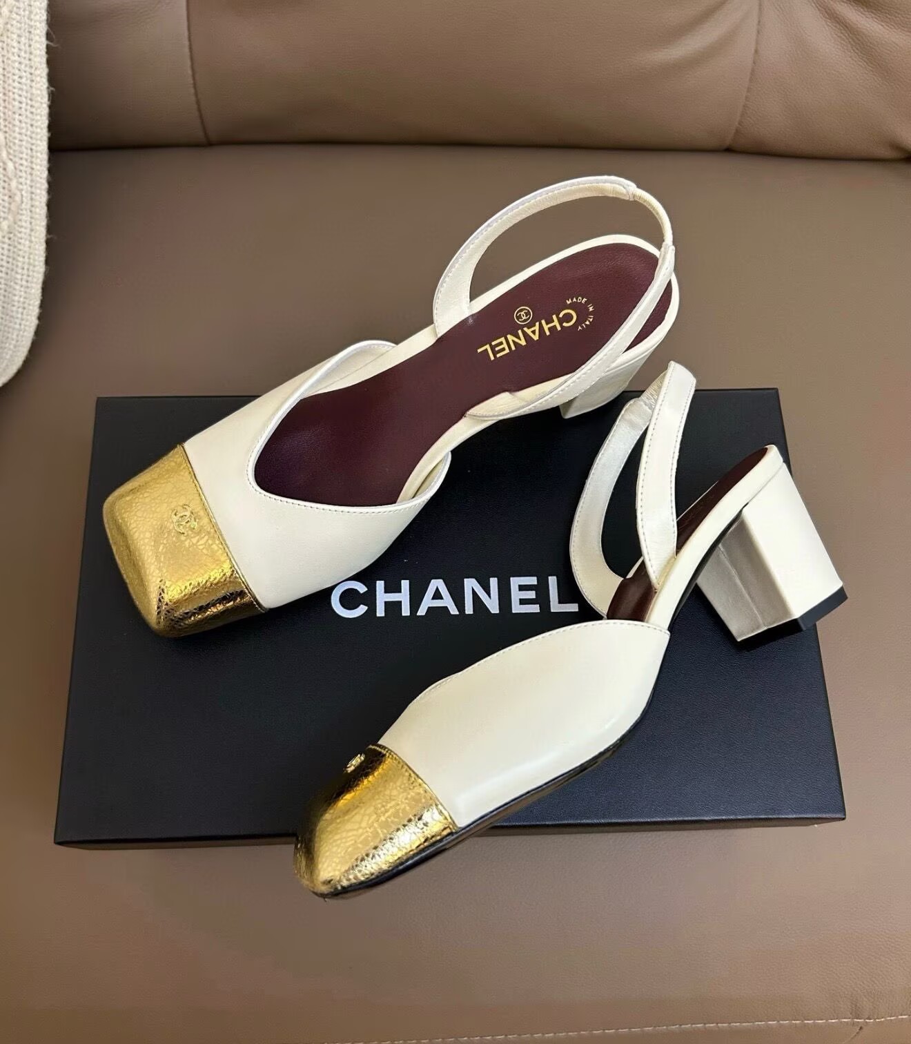 Chanel Slingbacks Shoes 53021