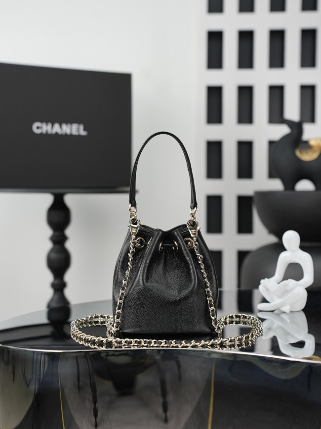 Chanel Top Handle Bag AS4775 black