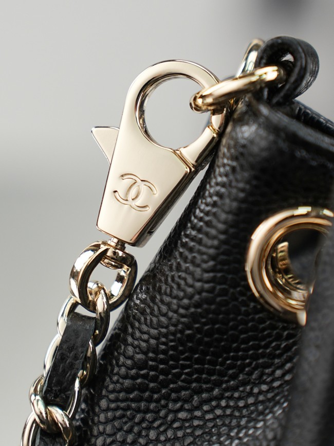 Chanel Top Handle Bag AS4775 black