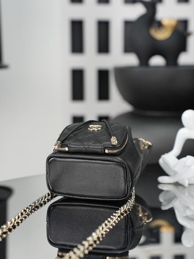 Chanel Top Handle Bag AS4775 black