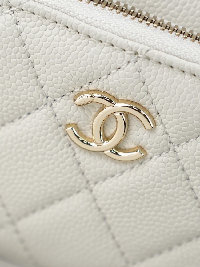 Chanel Top Handle Bag AS4775 white