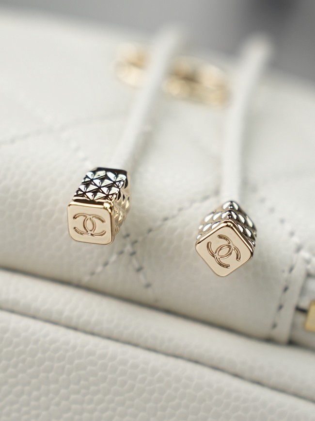 Chanel Top Handle Bag AS4775 white
