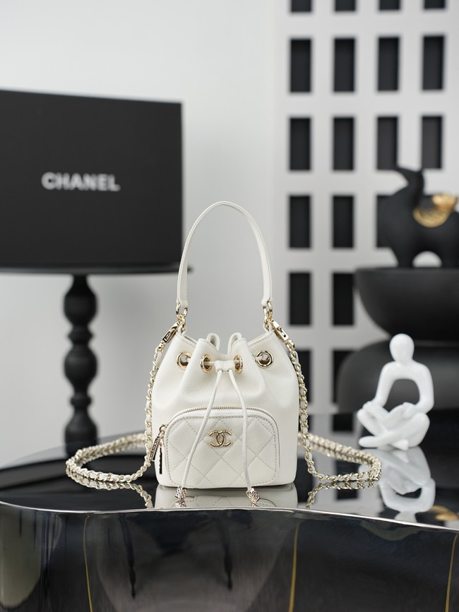 Chanel Top Handle Bag AS4775 white
