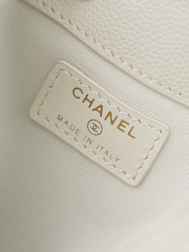 Chanel Top Handle Bag AS4775 white