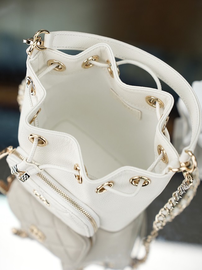 Chanel Top Handle Bag AS4775 white