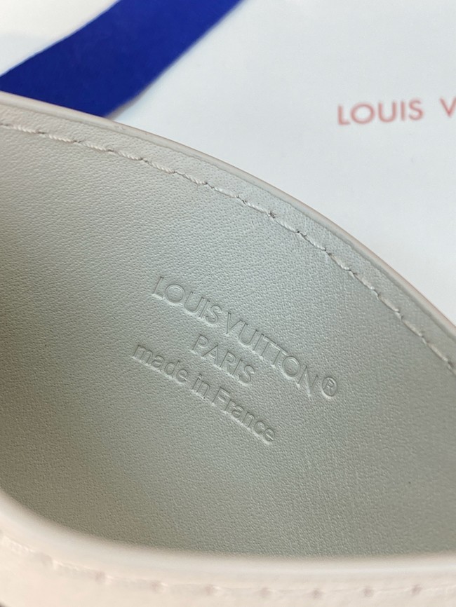 Louis Vuitton Double Card Holder M62170 Ecru White